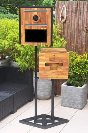 Photobooth artisanal en bois VV Solution installé dans le Pas-de-Calais